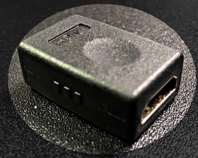 Image of an HDMI adapter.